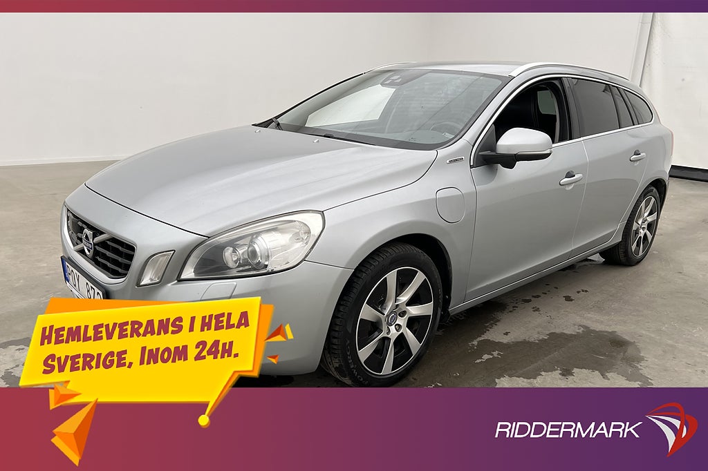 Volvo V60 D6 Plug-in AWD Summum Värmare Skinn Kamera Drag