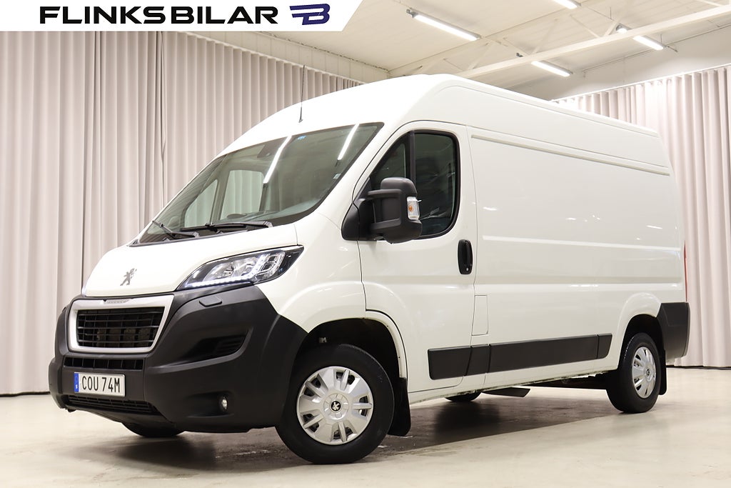 Peugeot Boxer 163HK L2H2 Drag Webasto Backkamera 1Ägare Moms