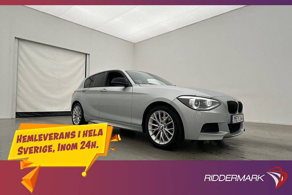 BMW 120 D 184hk Sport line M Sport Kjolpaket  HiFi Sensorer