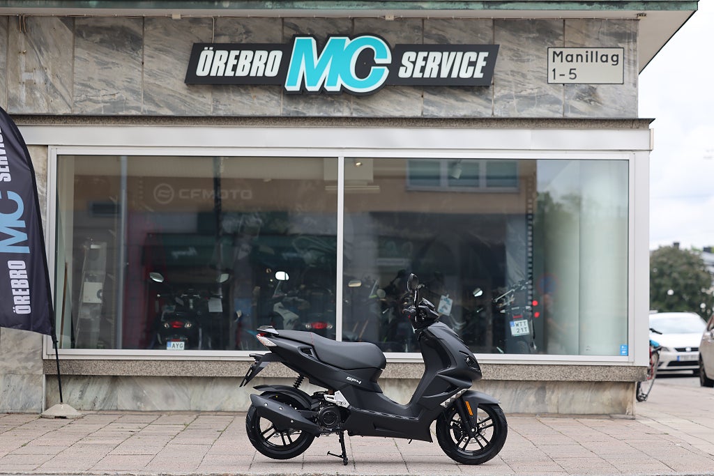 Peugeot Speedfight 4 EU5+| Mad Black | *NYA* | KAMPANJ 