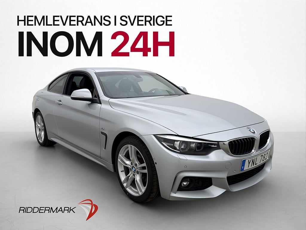 BMW 420D xD Coupé M Sport Drag Hifi Kamera Navi Skinn Fart