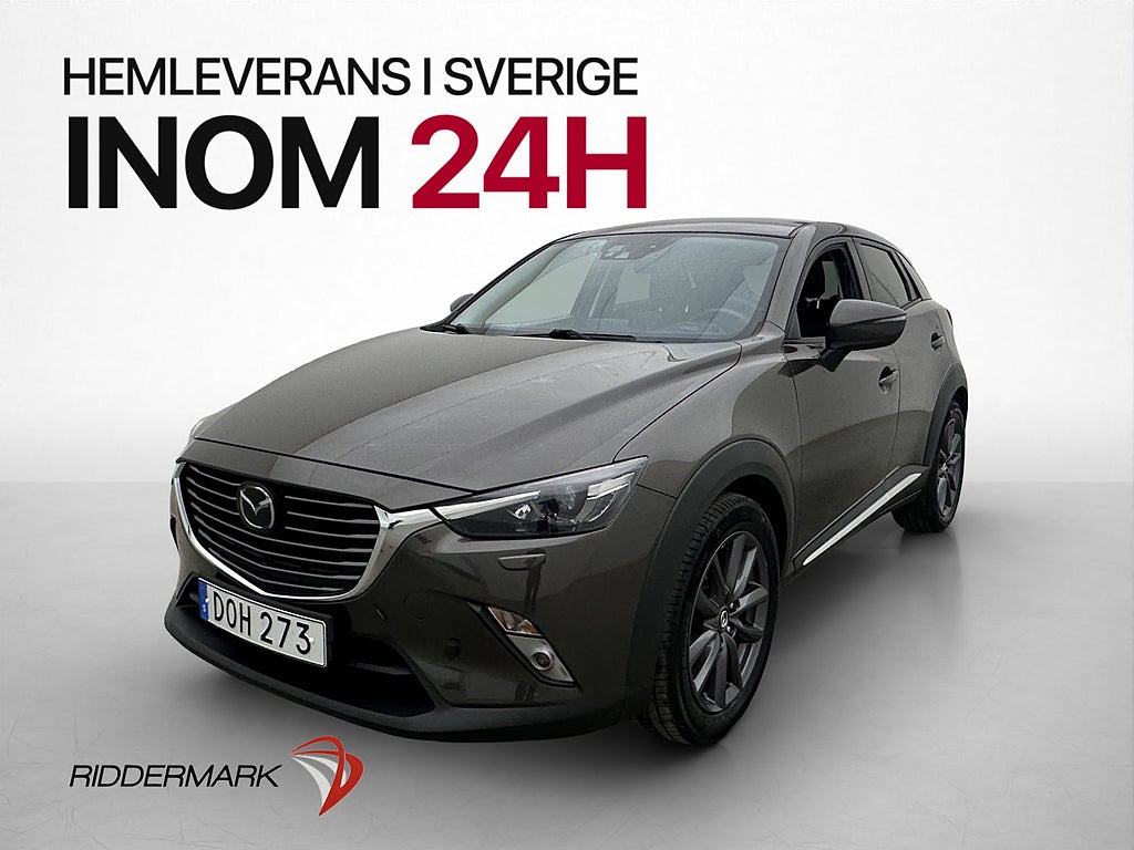 Mazda CX-3 2.0 120hk Optimum HUD BOSE Skinn Värmare Skinn