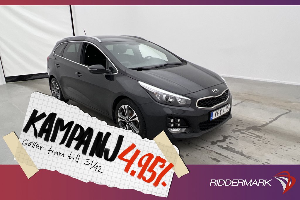 Kia Cee´d Sportswagon CRDi 136hk GT-Line M&K-Värm 4,95% Ränta