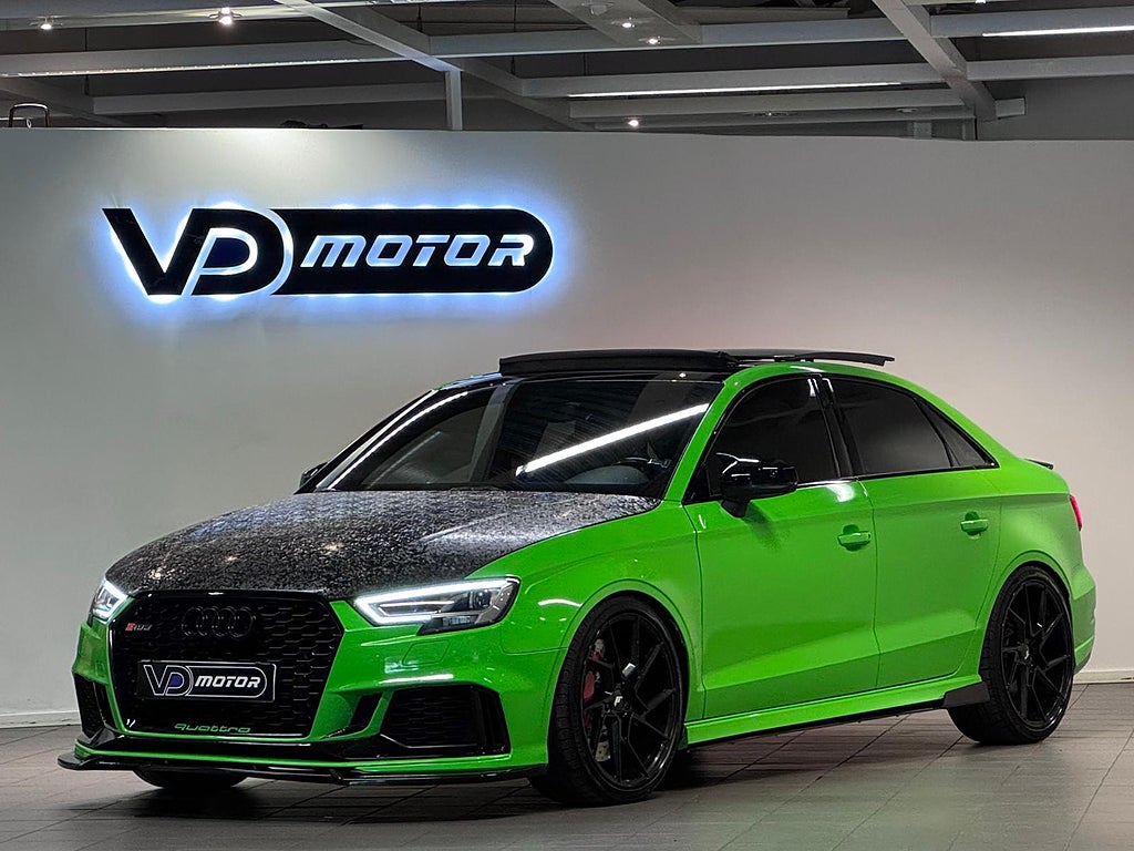Audi RS3 Sedan 2.5 TFSI Q STR Taklucka B&O Cockpit 522hk