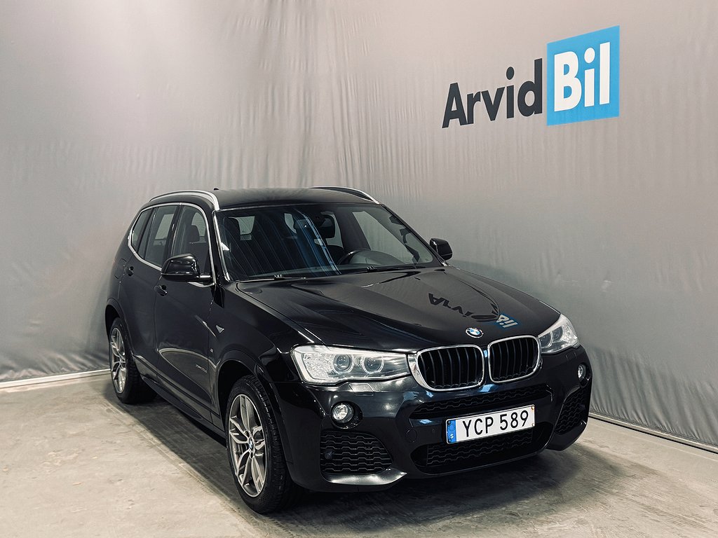 BMW X3 xDrive20d M Sport D-värmare GPS Hifi Drag B-Kamera