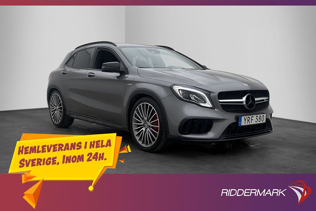 Mercedes-Benz GLA 45 AMG 4M H/K Skalstolar Kamera Sportavgas