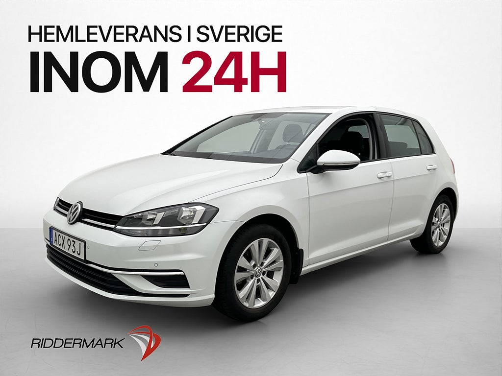 Volkswagen Golf I TSI 116hk P-Sensorer CarPlay Låg-Skatt