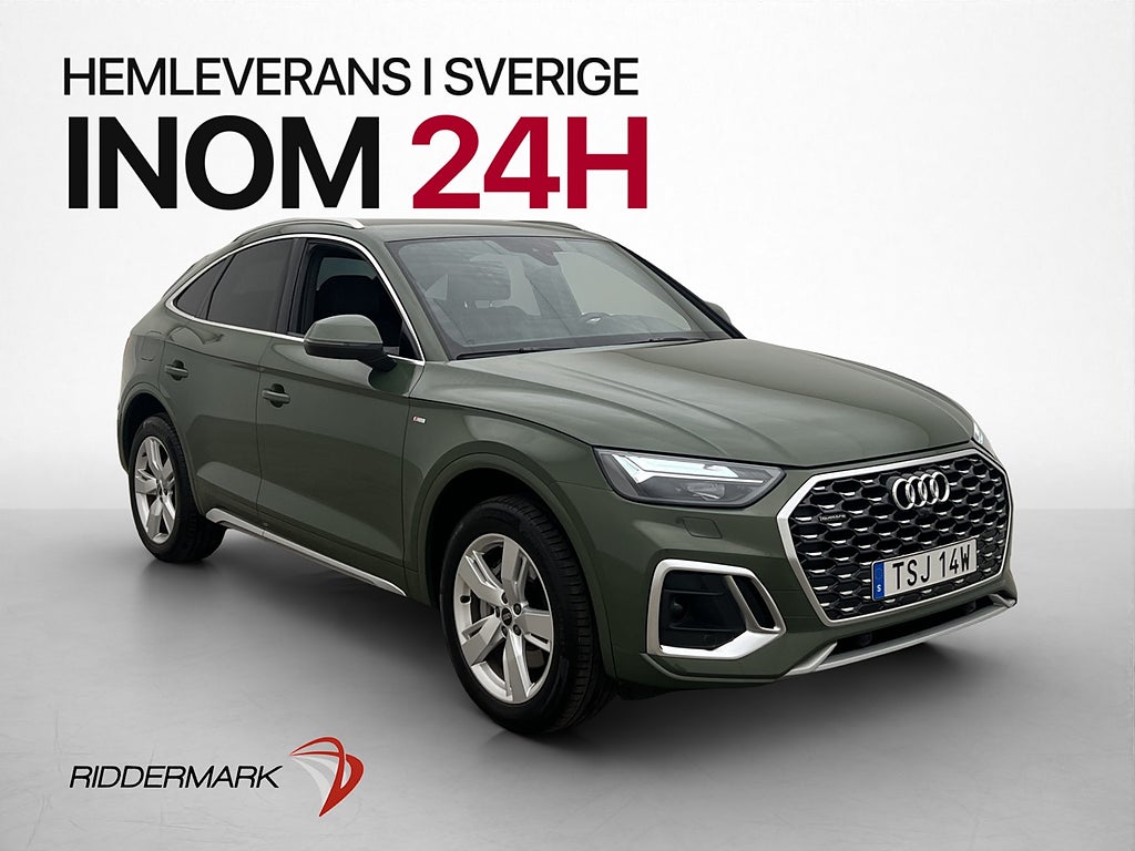 Audi Q5 Sportback 55 TFSI e Quattro 367hk S-line Drag Kamera