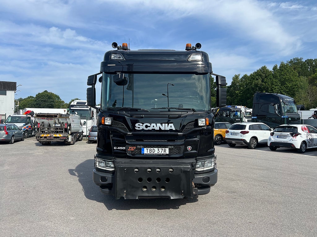 Scania G450 6x2*4 XT Lastväxlare, Fullt Plogutrustad