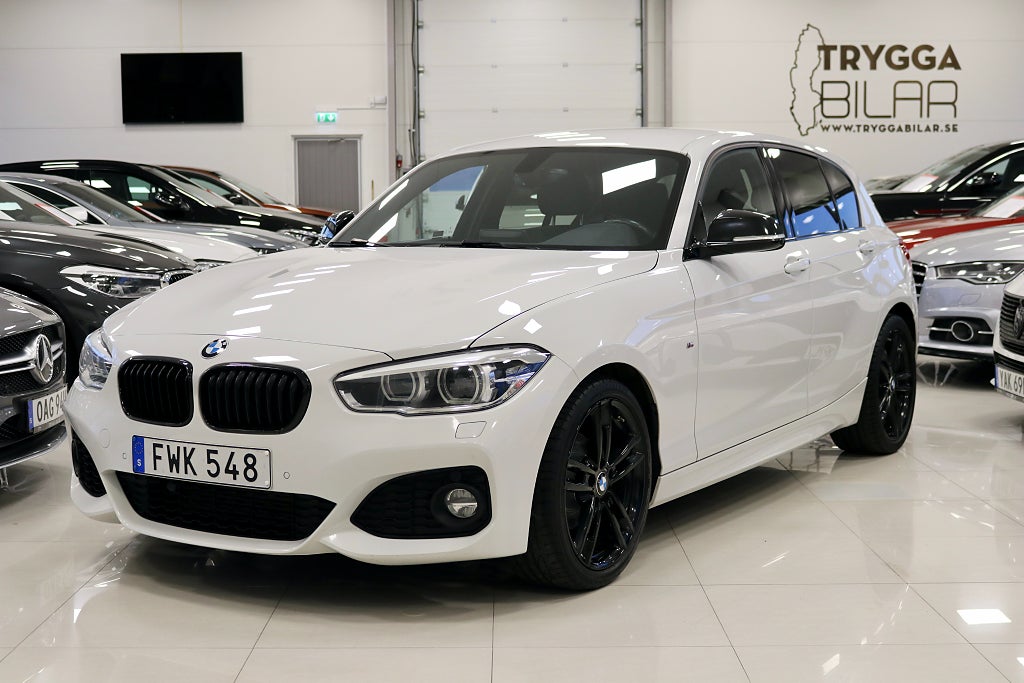 BMW 118I 5-d M sport/GPS/PDC/Läder/Keyless/18 tum/LED/MK-värmare