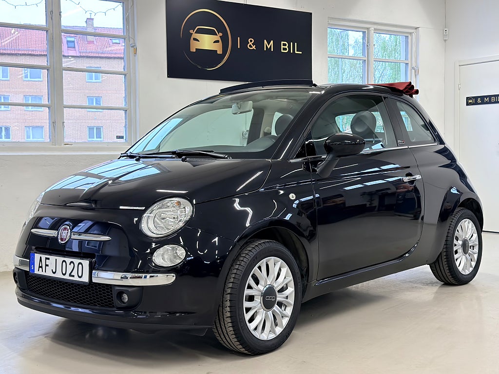 Fiat 500C 1.2 8V Automat Cabriolet/Ny kamrem/Nybesiktad/