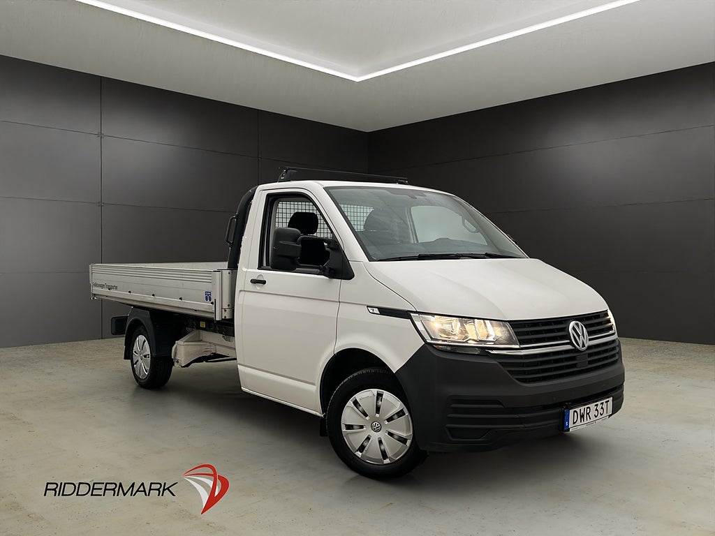 Volkswagen Transporter TIPPFLAK Värmare Dragkrok 3-Sits Moms