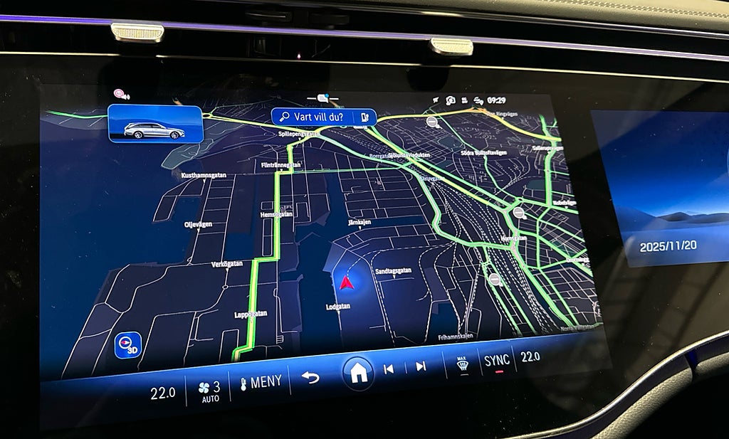 Mercedes-Benz E 300 de 4MATIC AMG Superscreen 20tum Läder - bild 9