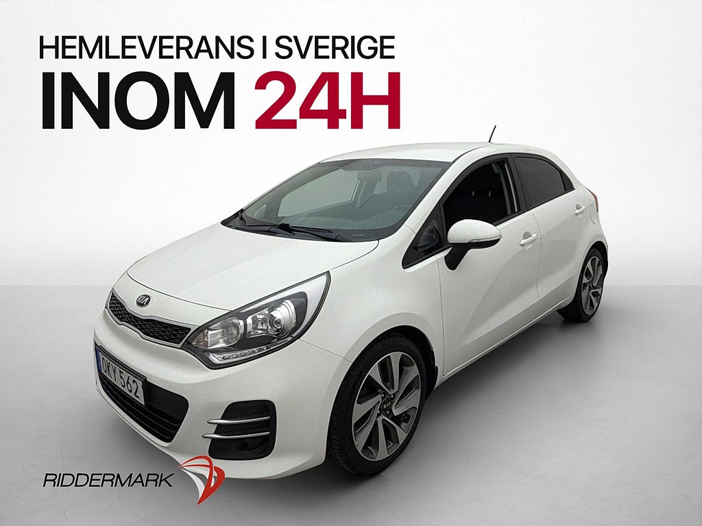Kia Rio 1.2 84hk Kamera Navi Bluetooth Farthållare Två-Bruk