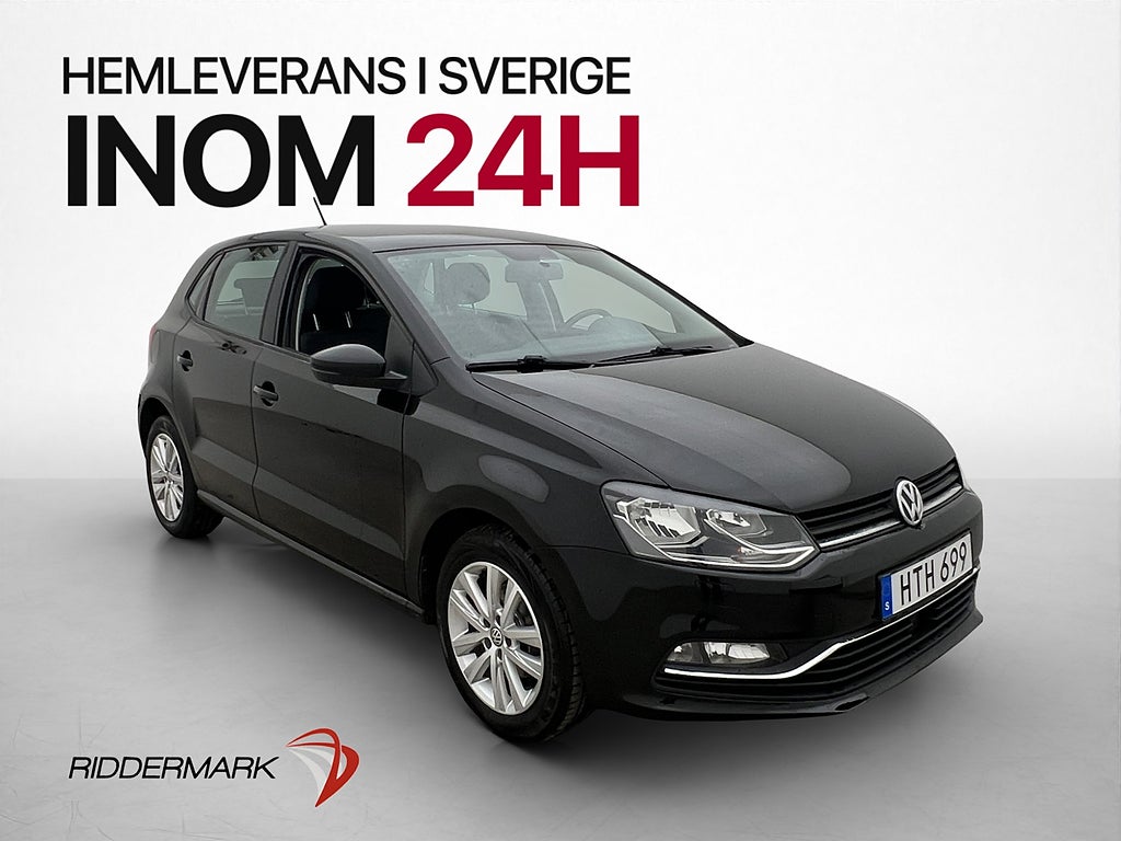 Volkswagen Polo 1.2 TSI 90hk Två-Brukare Bluetooth