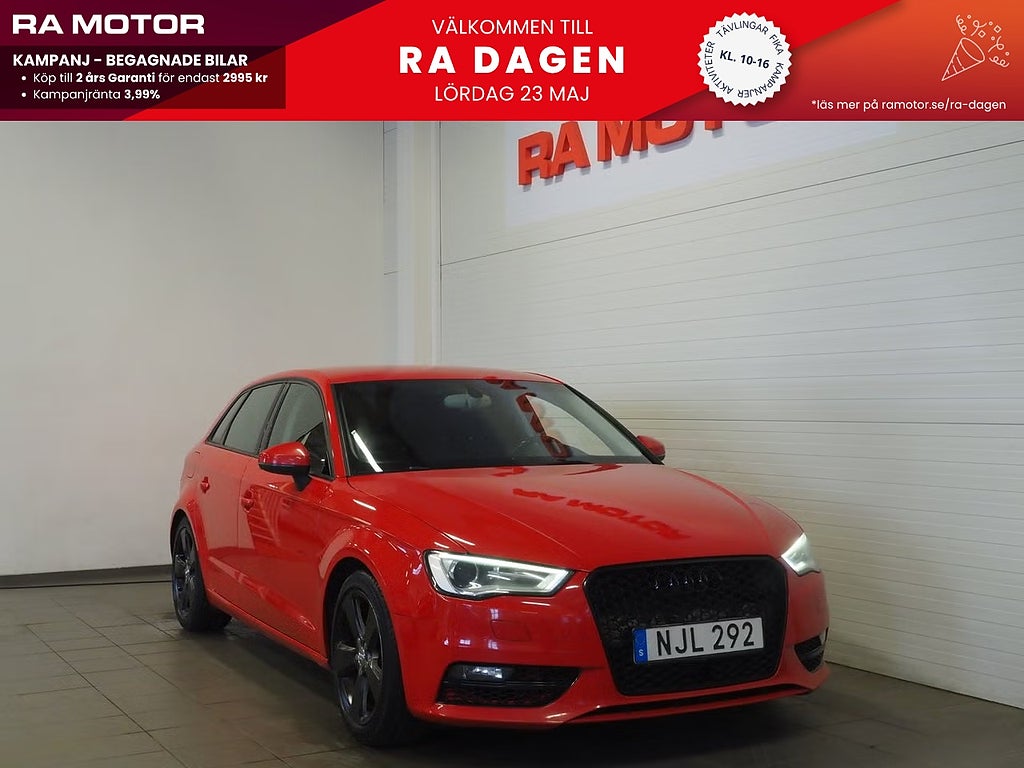 Audi A3 SB TDI 150hk S-Tronic | Adaptiv farth | Side Assist | 2014