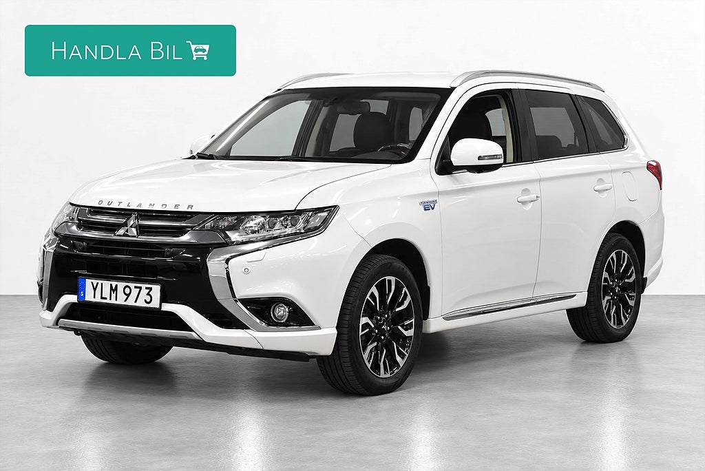 Mitsubishi Outlander PHEV  Business Skinn 360° P-värm Drag Nybes