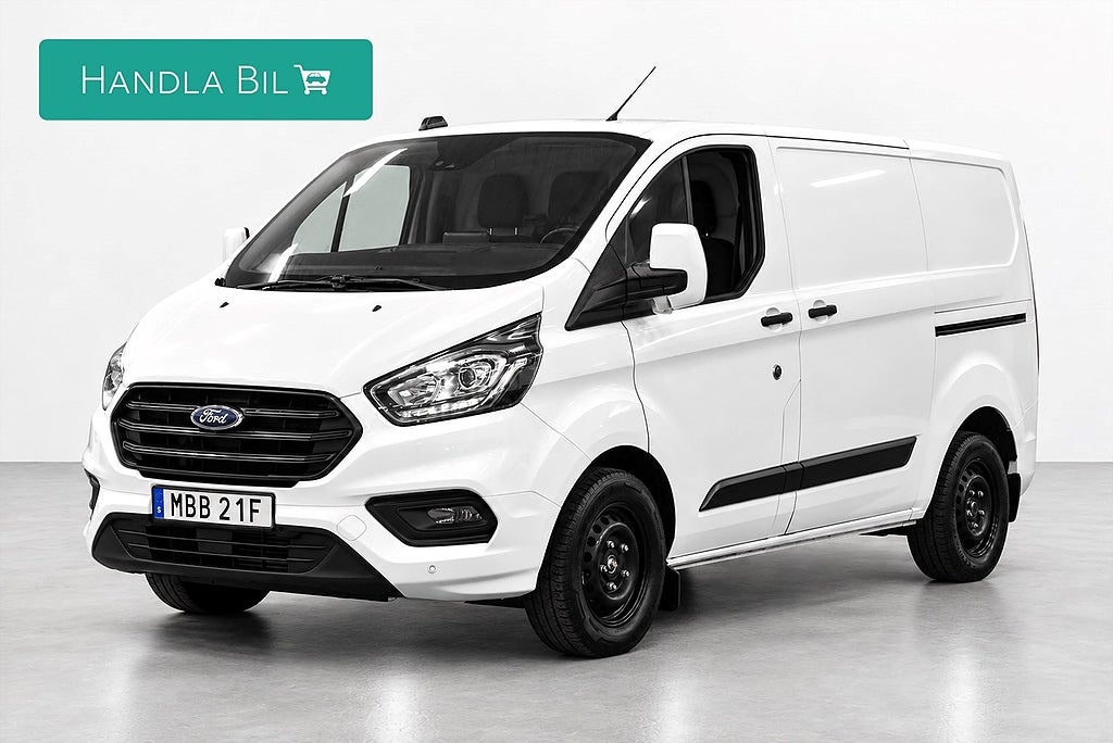 Ford transit-custom 300 2.0 D-värm B-kam Carplay Drag Moms / Leasebar