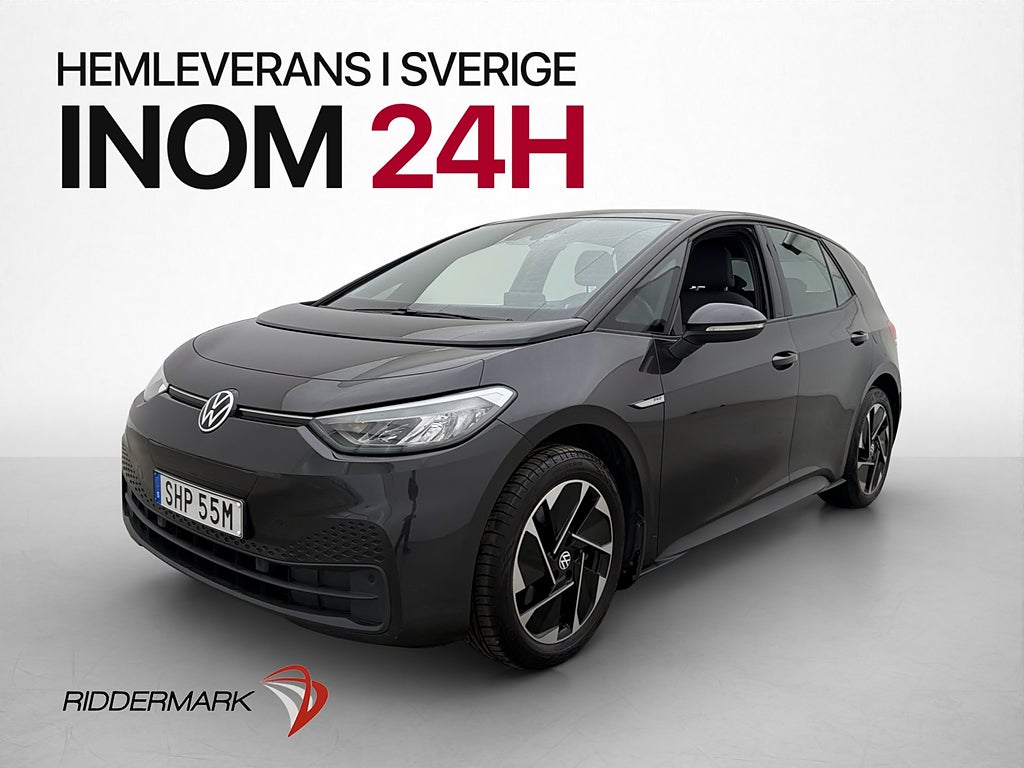 Volkswagen ID.3 Pro Performance Värmare CarPlay Rattvärme
