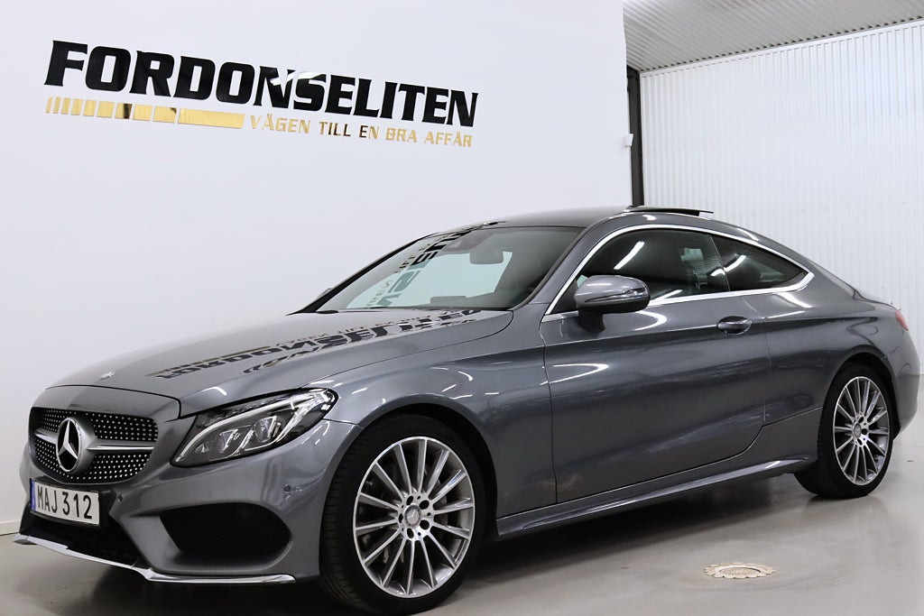 Mercedes-Benz C 250 Coupé AMG Pano Navi B-kamera Nyservad 211hk
