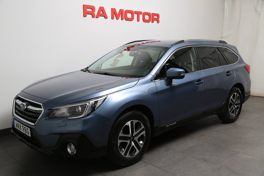 Subaru Outback 2,5i 175hk Ridge AWD Aut Skinn Motorv Drag Bränslev 2019