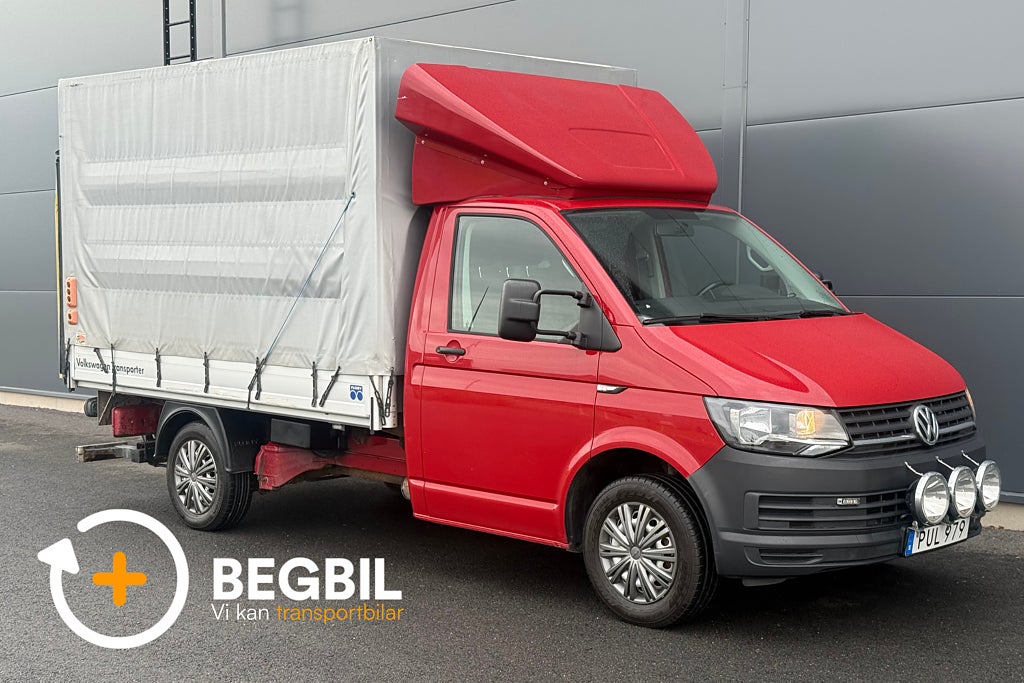 Volkswagen Transporter 2.0 TDI Flak /Kapell/MOMS/Bakgavellyft/Nyservad