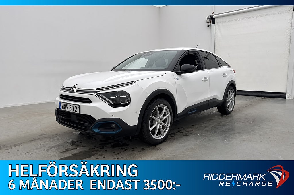 Citroën e-C4 136hk Shine HUD Kamera Rattvärm CarPlay