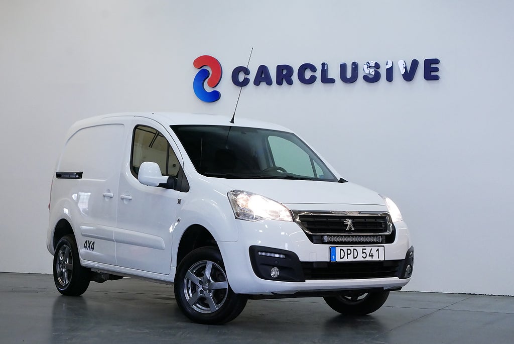 Peugeot Partner 1.6 4x4 | 1416 kr/mån | MOMS | Last | Euro 6