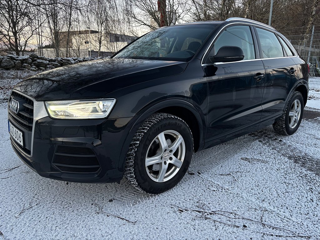 Audi Q3 2.0TDi 150Hk Quattro AWD Euro6 SoV-Däck Sv-Såld