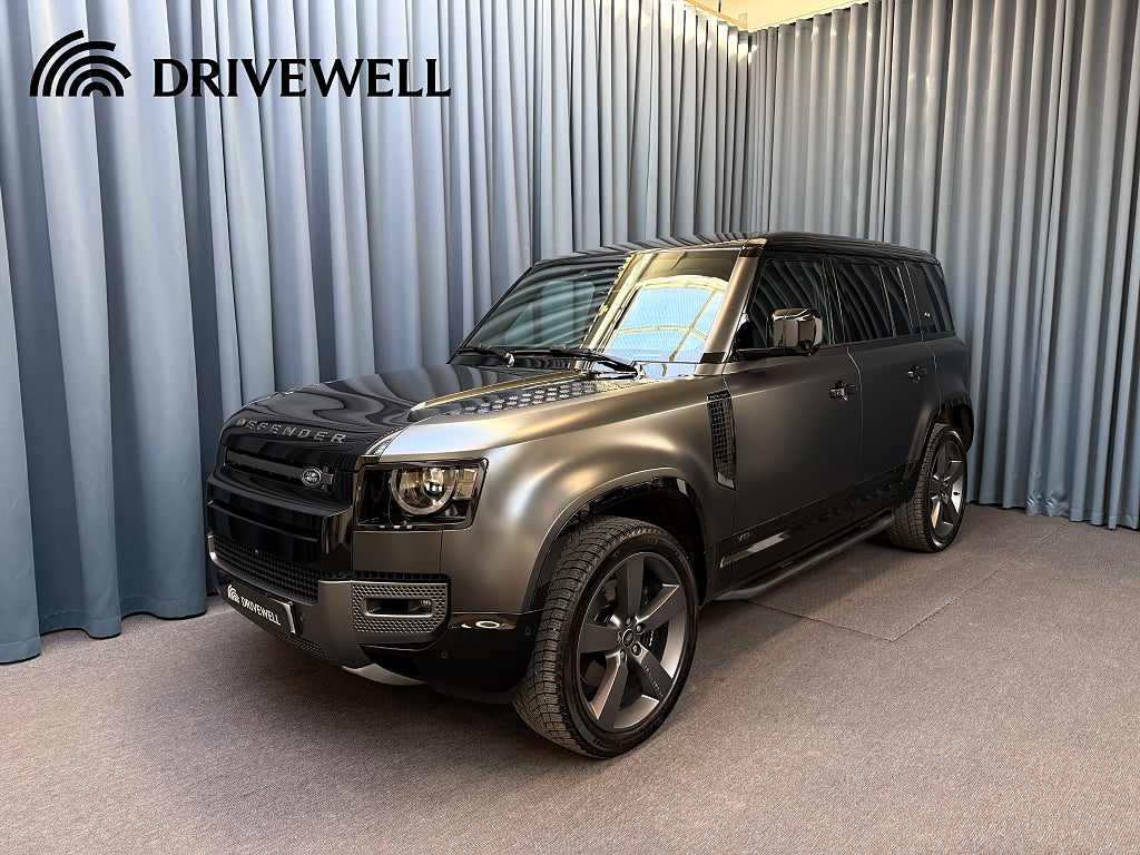 Land Rover Defender 110 V8 Carpathian Edition 525hk - Ferrita / PPF / Drag