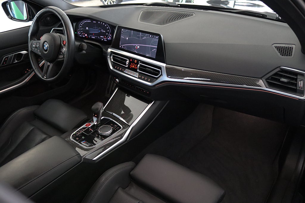 BMW M3 Competition xDrive 1 Ägare H/K M Drive Pro Kolfiber