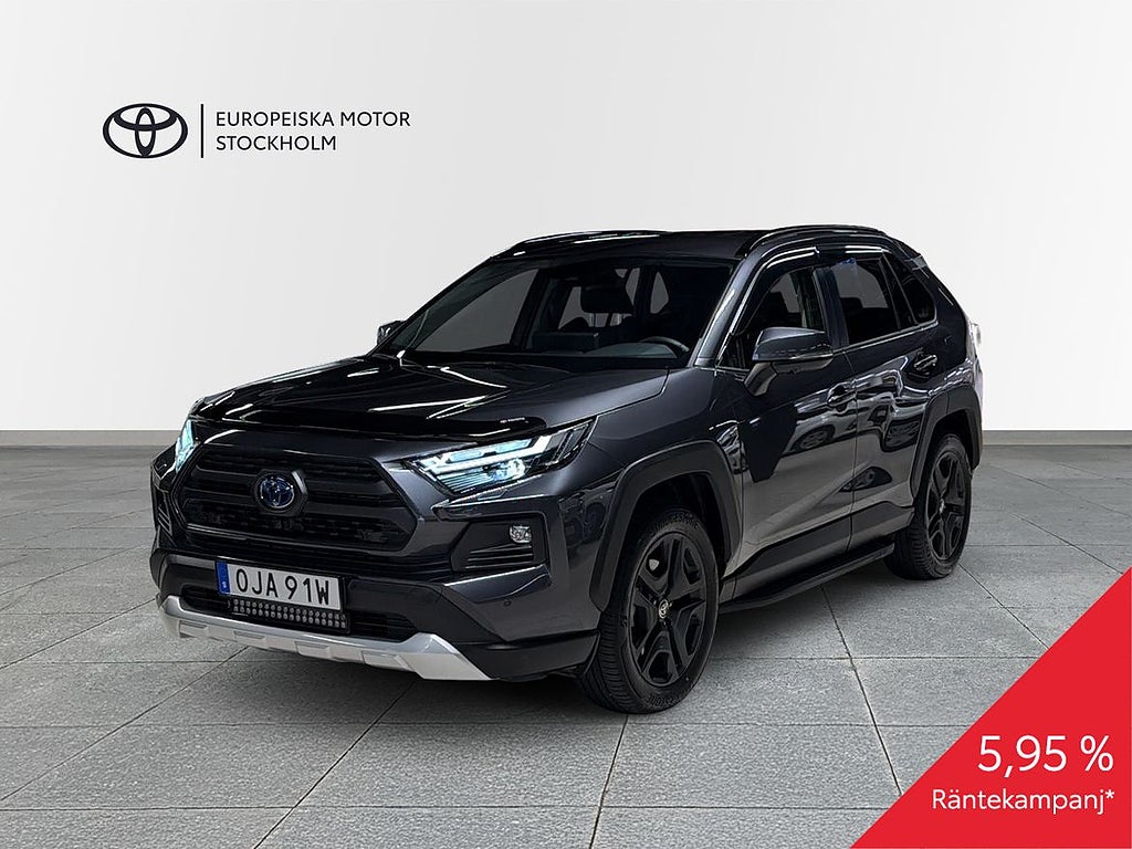 Toyota RAV4 2,5 HSD AWD-i Adventure Teknik /JBL/V-Hjul/Drag