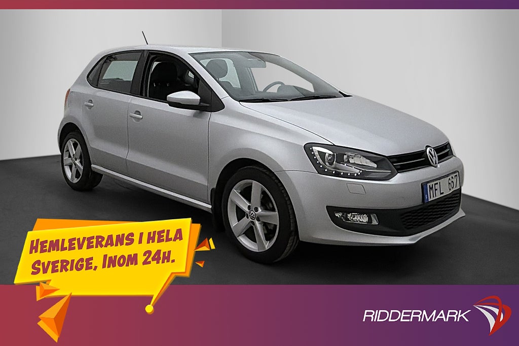 Volkswagen Polo 1.2 TSI Masters P-sensorer 1 ÄGARE 90hk