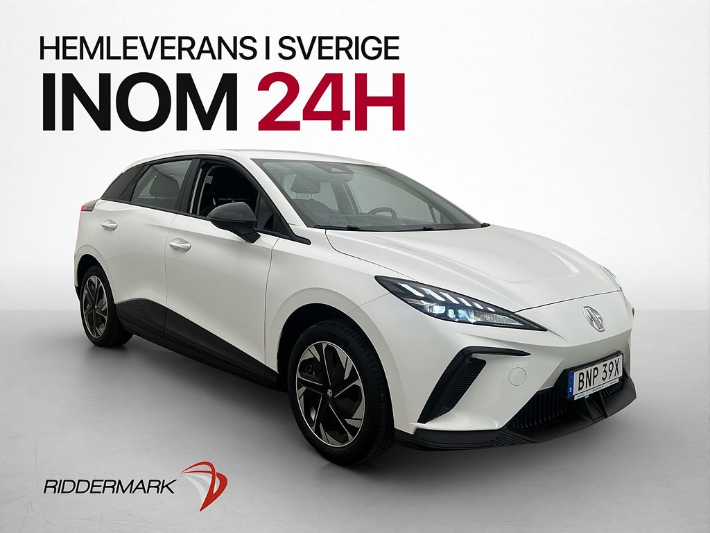 MG 4 Electric Standard Range 51 kWh Värmepump Kamera MOMS