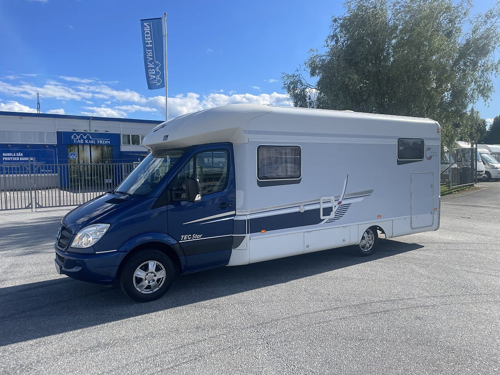 Mercedes-Benz T.E.C Ti 7305 184Hk Lång bäddar/ Solceller/ Ny besiktigad