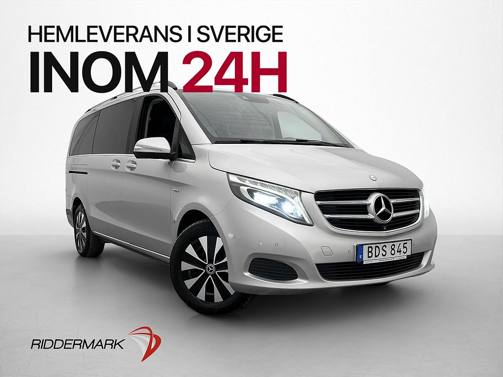 Mercedes-Benz V 250 d Avantgarde 7-Sits Värm 360° Drag Skinn