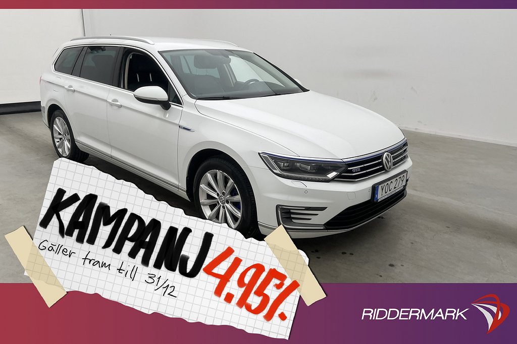 Volkswagen Passat GTE 218hk Execut 4,95% Ränta