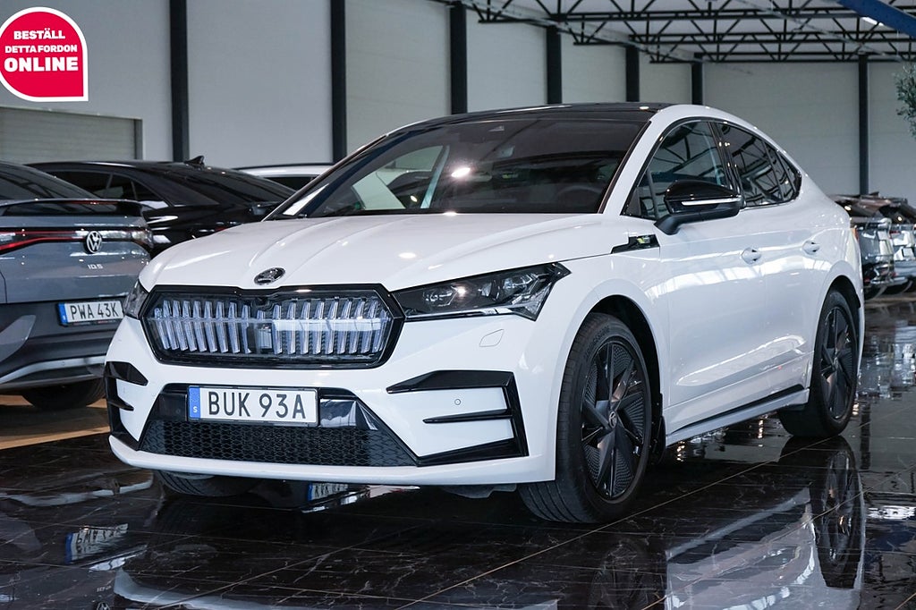Skoda Enyaq Coupé RS 340hk AWD HUD Kam Drag Navi Pano