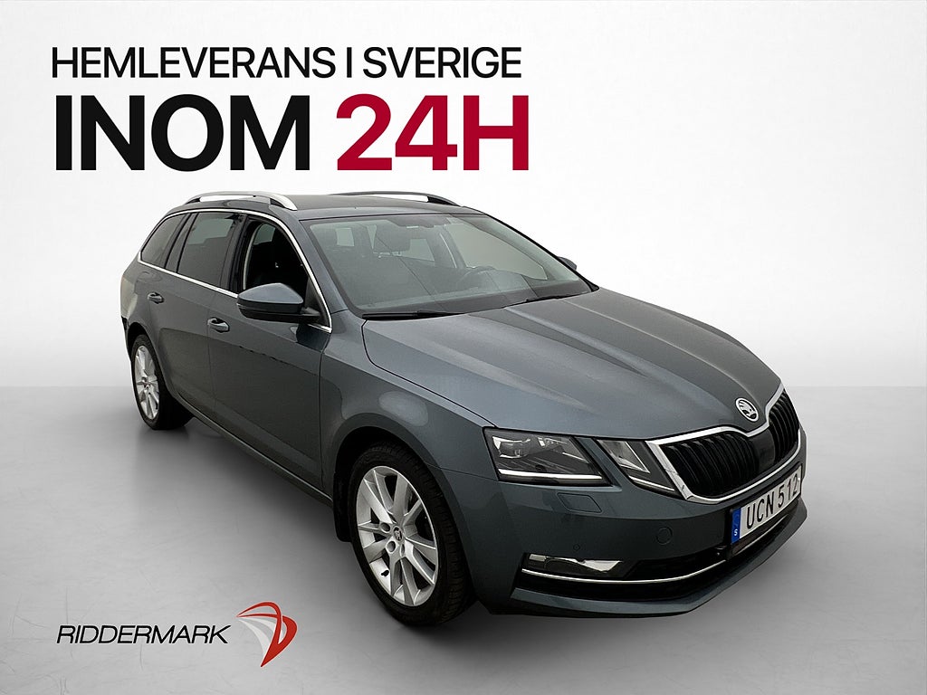 Skoda Octavia 2.0 TDI Style Dragkrok Kamera CarPlay
