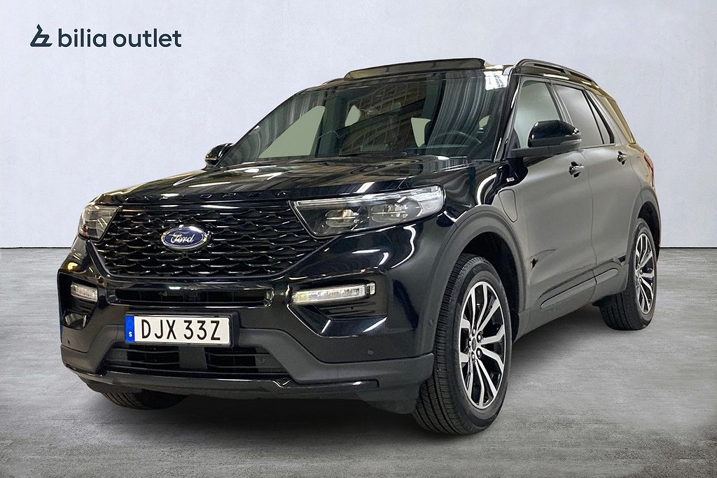 Ford Explorer Plug-In Hybrid ST 7-sits 457hk ** BiliaDays24 Pano Navi 360°