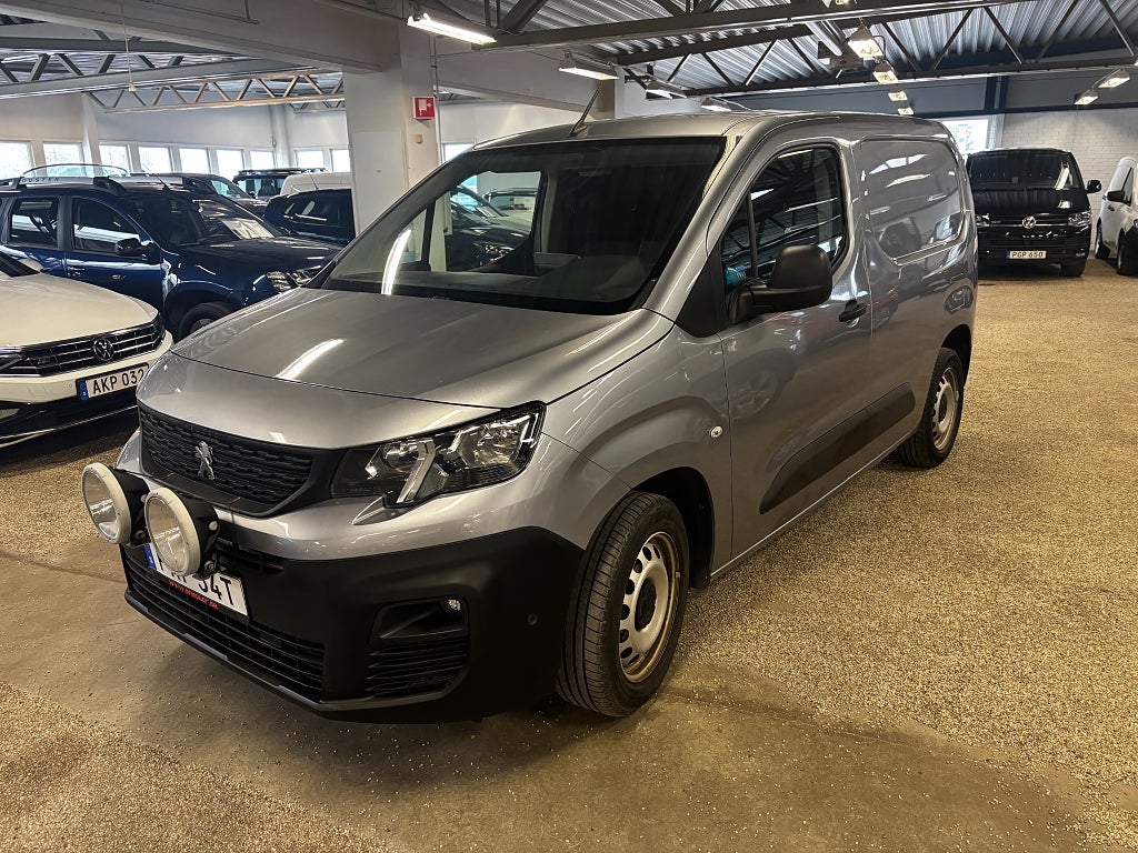 Peugeot Partner Utökad Last 1.5 BlueHDi 100 Euro 6 3-sits Drag