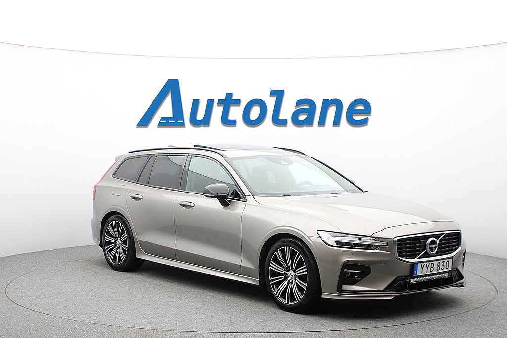 Volvo V60 D4 AWD R-Design, Pano, 360°, B&W, Massage, HUD 190hk