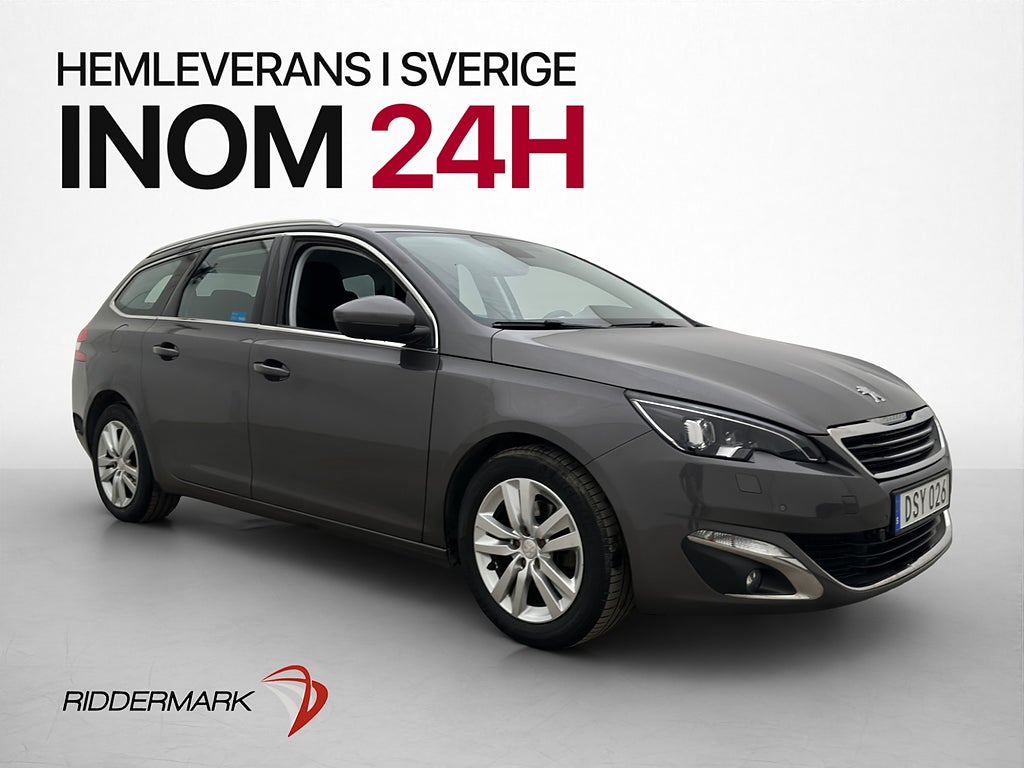 Peugeot 308 SW 1.6 BlueHDi 120hk Allure M&K-Värmare Navi