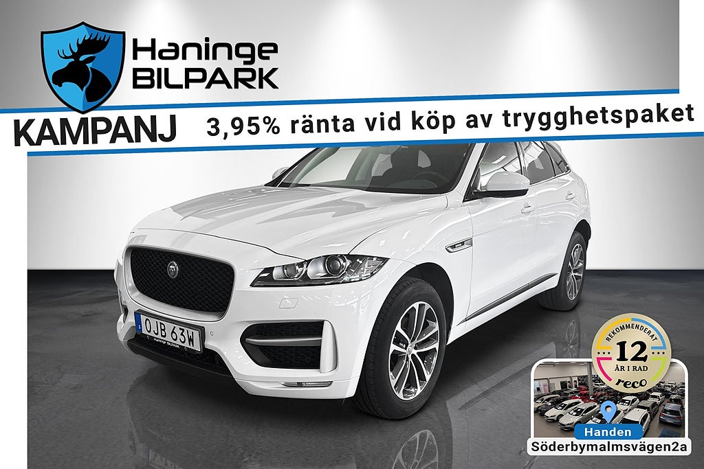 Jaguar F-Pace 20d AWD R-Sport bkamera Apple Carplay/SUPERDEAL 3,95%