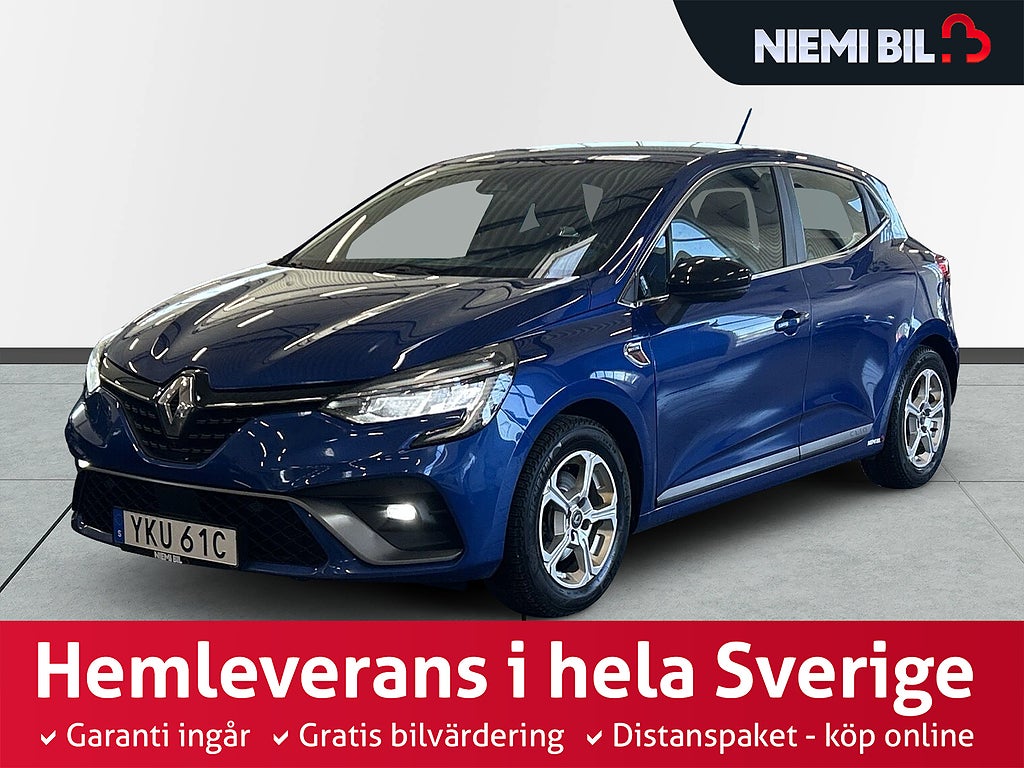 Renault Clio 1.3 TCe EDC R.S. Line S&V-hjul/360-kamera/Navi/Carplay