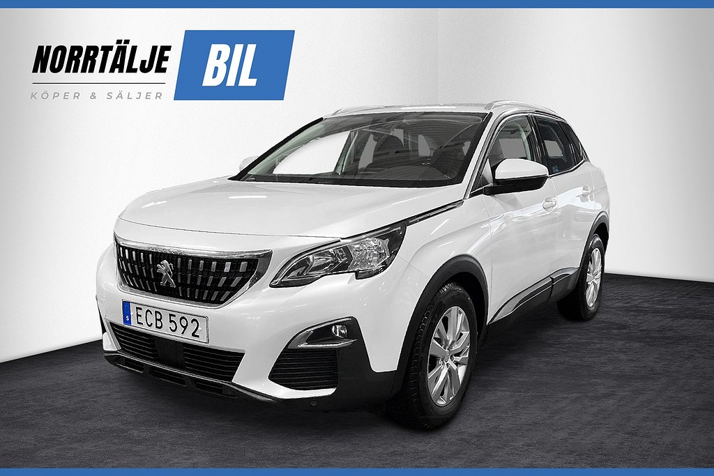 Peugeot 3008 1.2 130 HK PureTech EAT CARPLAY KAMREM BYTT 17"