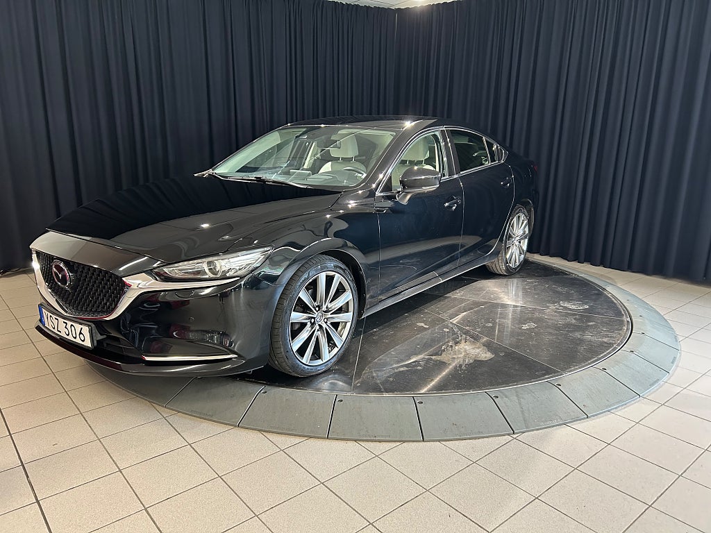 Mazda 6 2.5 SKYACTIV-G OPTIMUM LÄDER 360° Bose Navi EN ÄGARE