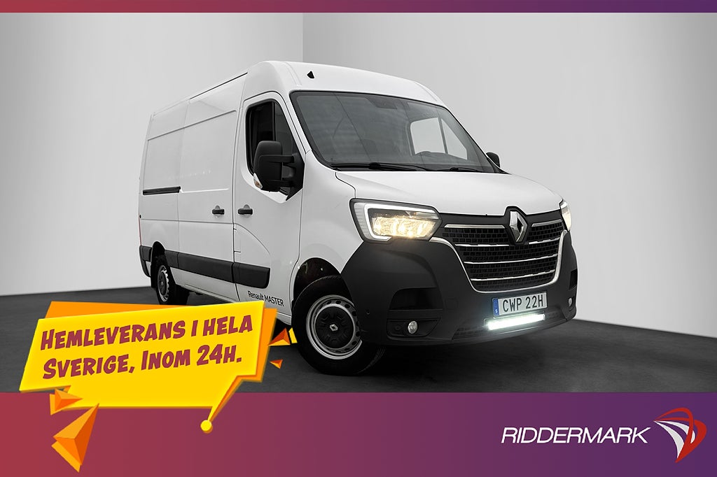 Renault master L2H2 2.3dCi 180hk Värmare Drag B-Kamera Moms