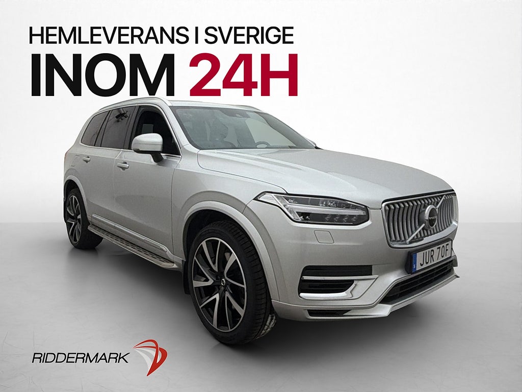Volvo XC90 T8 AWD 392hk Inscription 7-sits Pano H/K HuD 360°
