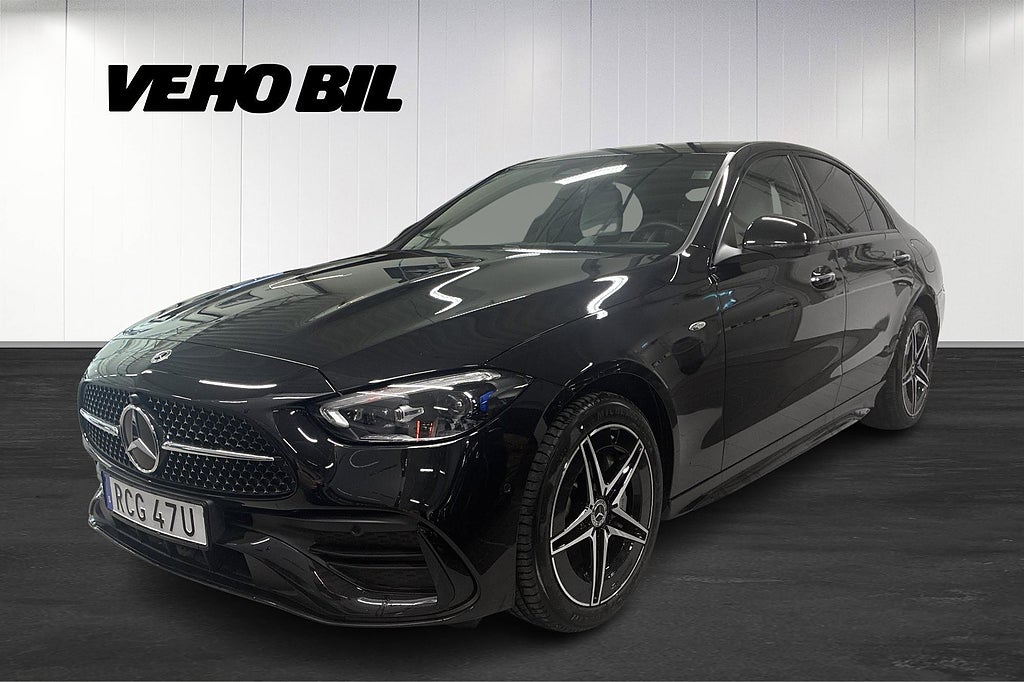 Mercedes-Benz C300 e AMG Line Premium | 360 | Dragkrok | Burmester | 
